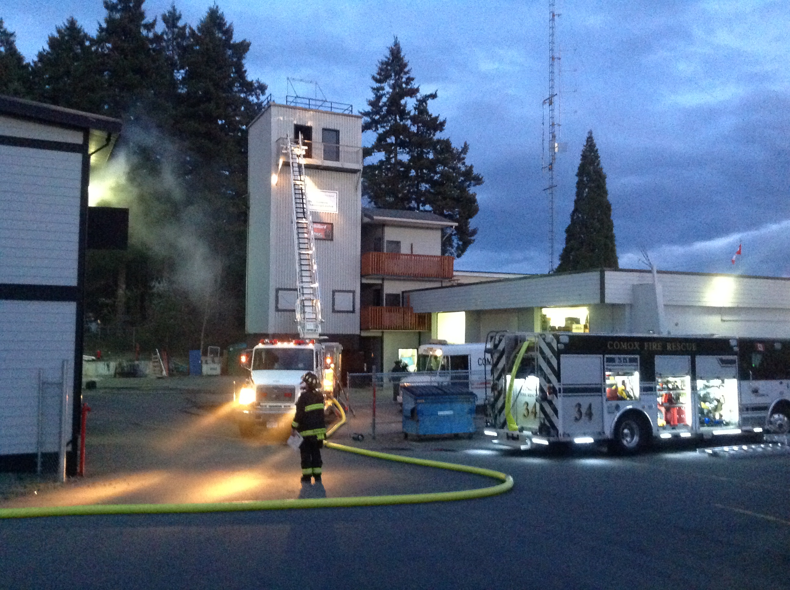 Comox Fire hosting Island-wide training event