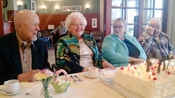 Mae Knowles celebrates her 101 birthday