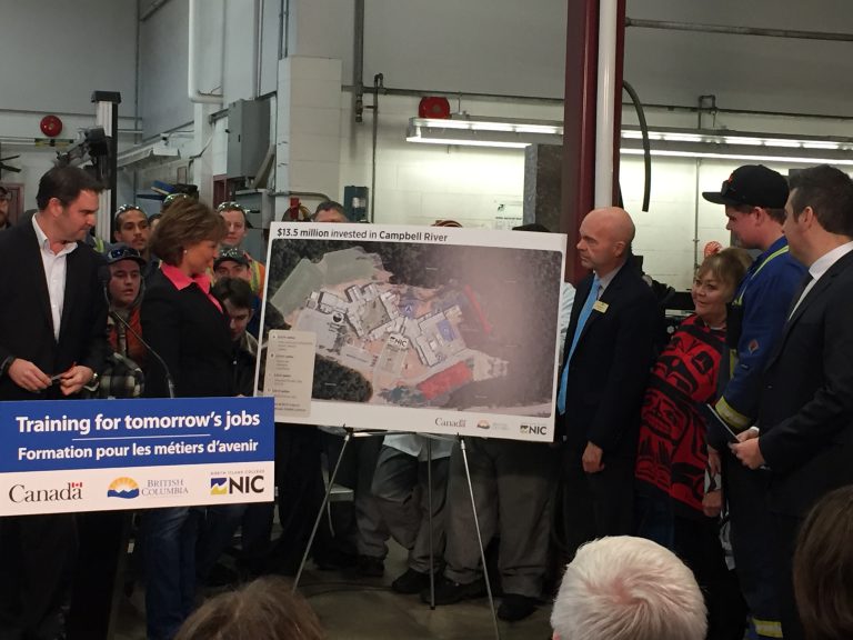 Province Announces Funding For NIC Campbell River
