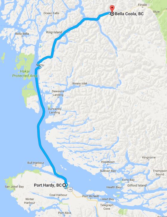 New ferry to serve Port Hardy to Bella Coola route