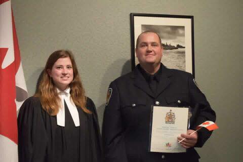 Port Hardy fire fighter earns Canadian citizenship