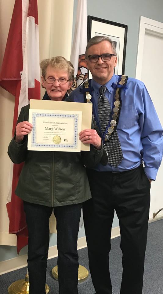 Port Hardy Hospital volunteer recognized by district