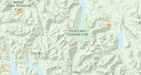 Two large wildfires burning near Zeballos and Tahsis