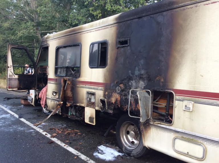 Tofino road trip cut short by vehicle fire