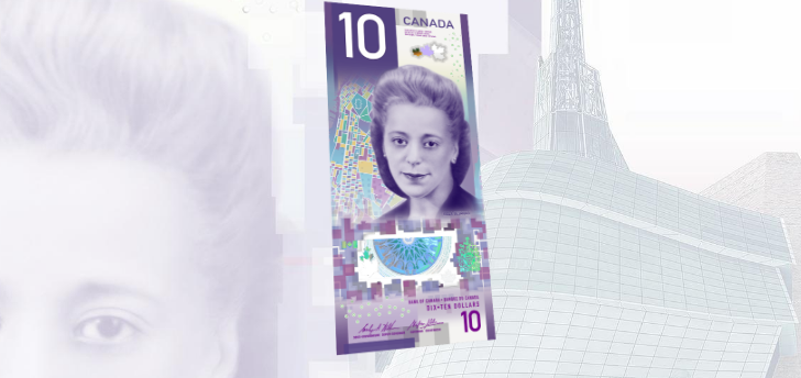 New vertical $10 bill puts iconic Canadian woman in focus
