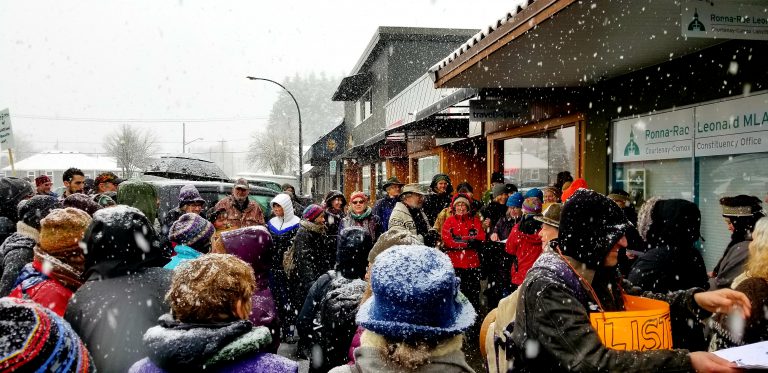 Multiple anti-pipeline rallies held across B.C.