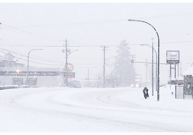 Pacific storm brings more snow, rain and winter driving conditions for Vancouver Island