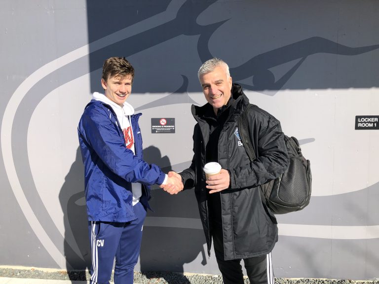 Powell River player Caleb Vallance joins Whitecaps Academy