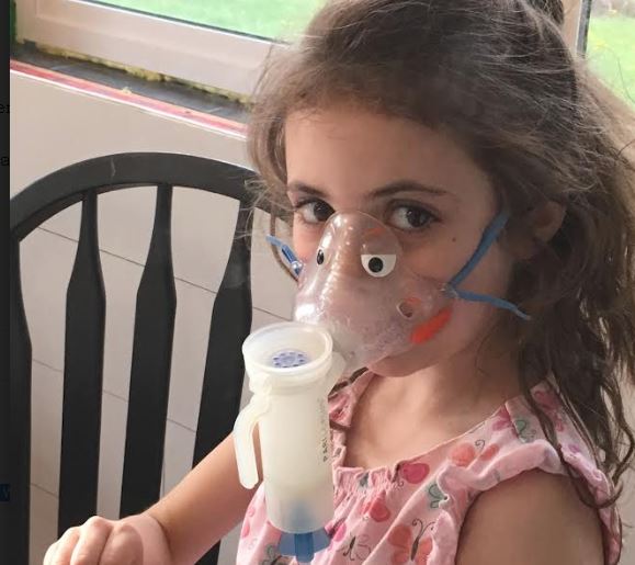 Seven-year-old girl leading Sunday’s ‘Walk To Make CF History’ in Campbell River