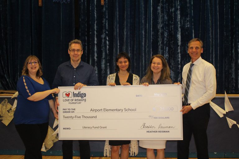 Airport Elementary School receives $25,000 grant from Indigo