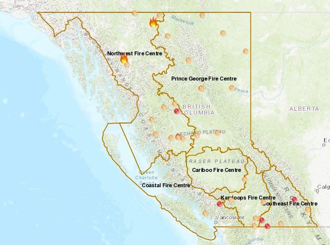 All’s quiet on wildfire front in Coastal Fire Centre region