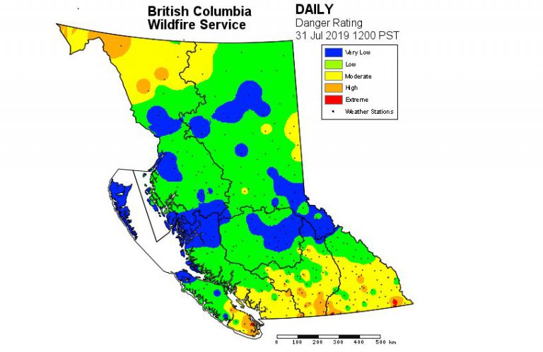 Cool weather, rain dampens wildfire risk in Coastal region