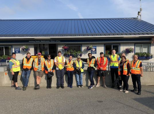 BC Ferries shore cleanup gathers over 3000 pounds of garbage