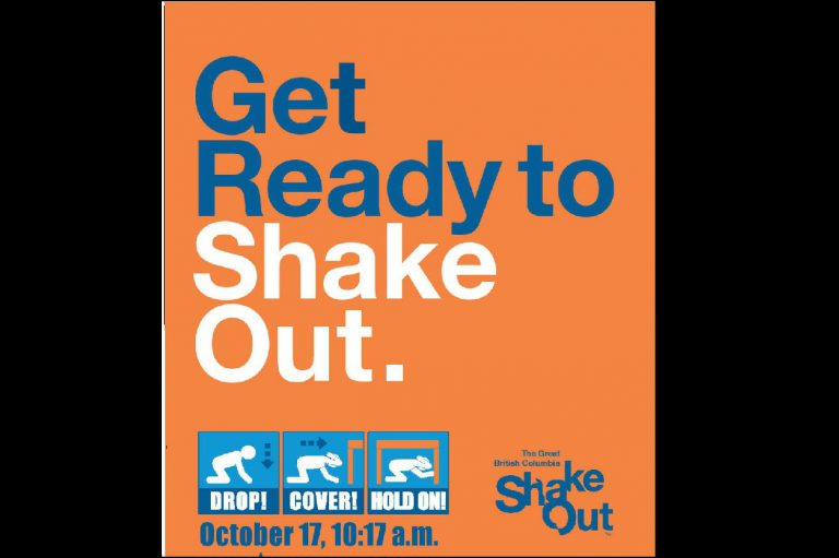 B.C getting ready for annual ‘ShakeOut BC” drill