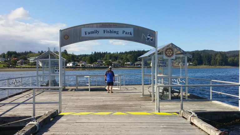 Family Fishing Park handrail stolen