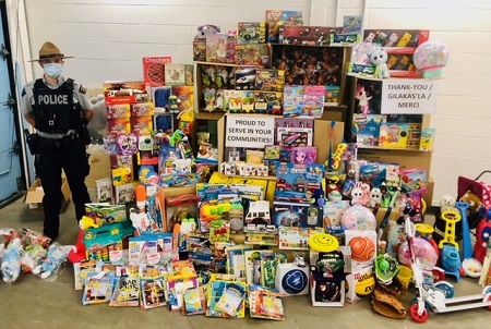 Over 1000 toys donated to Port Hardy RCMP summer toy drive