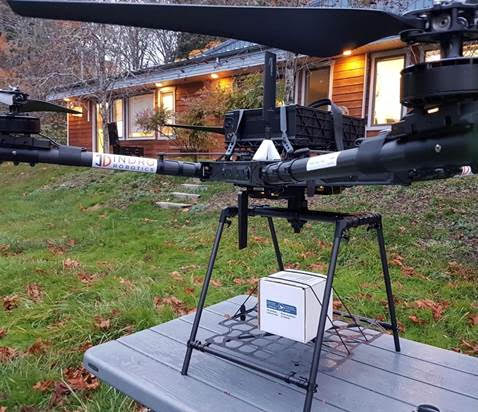 Vancouver Island-based company first in Canada to deliver goods by drone