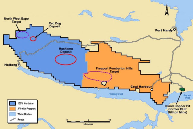 $1M budget boosting development activities for Northisle Copper and Gold
