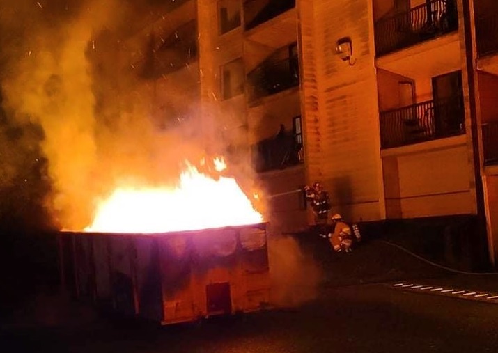 North Island fire crews busy putting out dumpster, chimney fires