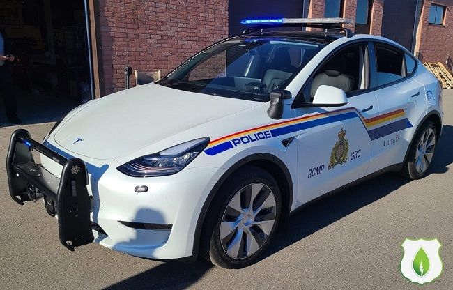 First EV Police Cruiser is on Vancouver Island