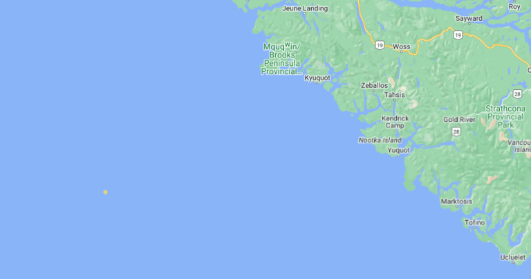Magnitude 6.2 earthquake recorded off Vancouver Island coast