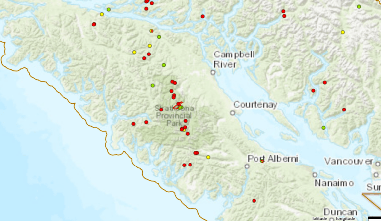 New Island wildfires sparked up Saturday, but no current threat