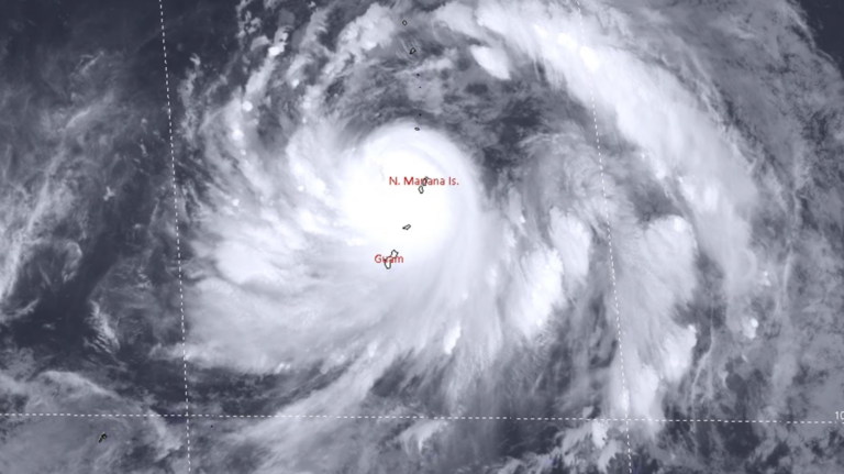 Super-typhoon will push heavy rain to North Island, West Coast