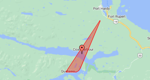 Over 350 BC Hydro customers in Port Hardy without power this morning