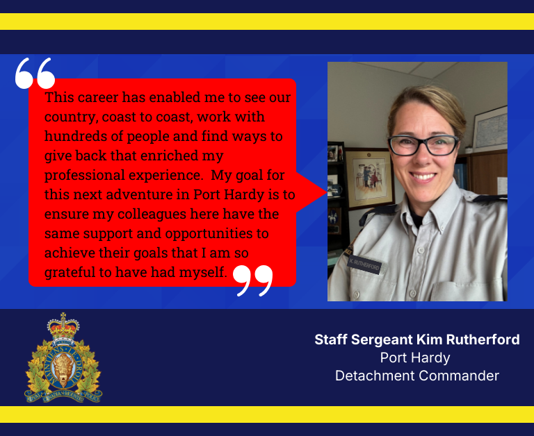RCMP detachment welcomes new commander in Port Hardy