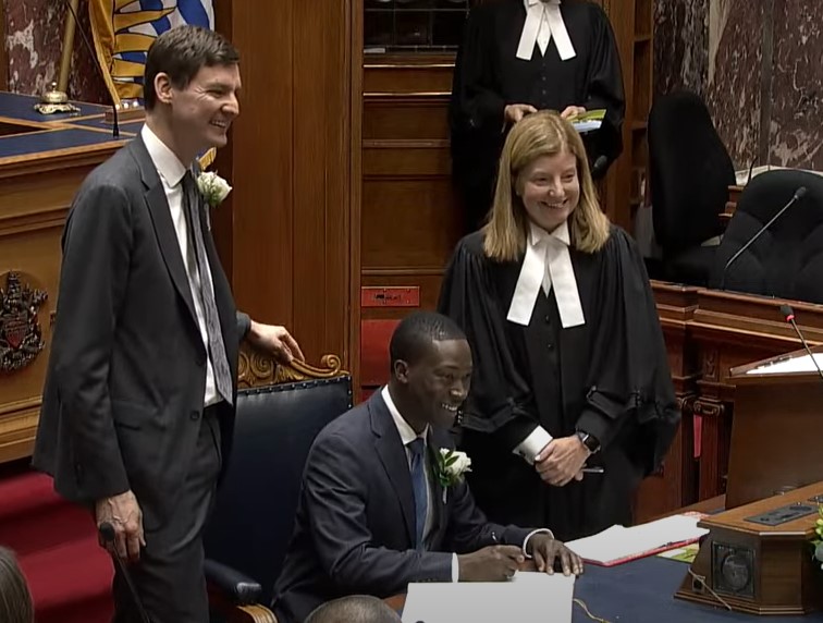 NDP Caucus sworn in today