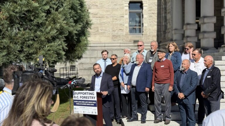 North Island politicians call on feds and province to solve coastal forestry woes